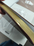 CLEARANCE - Thin Line KJV Text Bible (Brown Calfskin Leather, Red Letter)